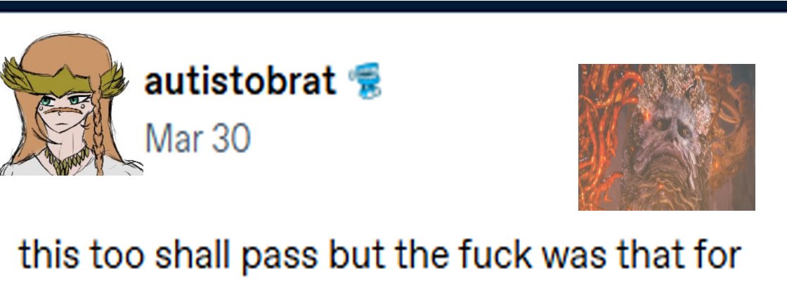 Amaris loves all of Radagon's children dearly but by the gods she cant understand some of them