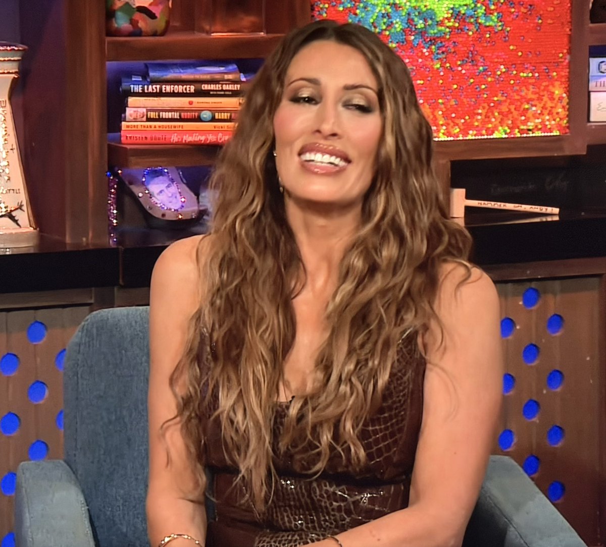 Andy Cohen is OBSESSED with Alicia Carmody on #WWHL tonight 😂😂 #RHORI