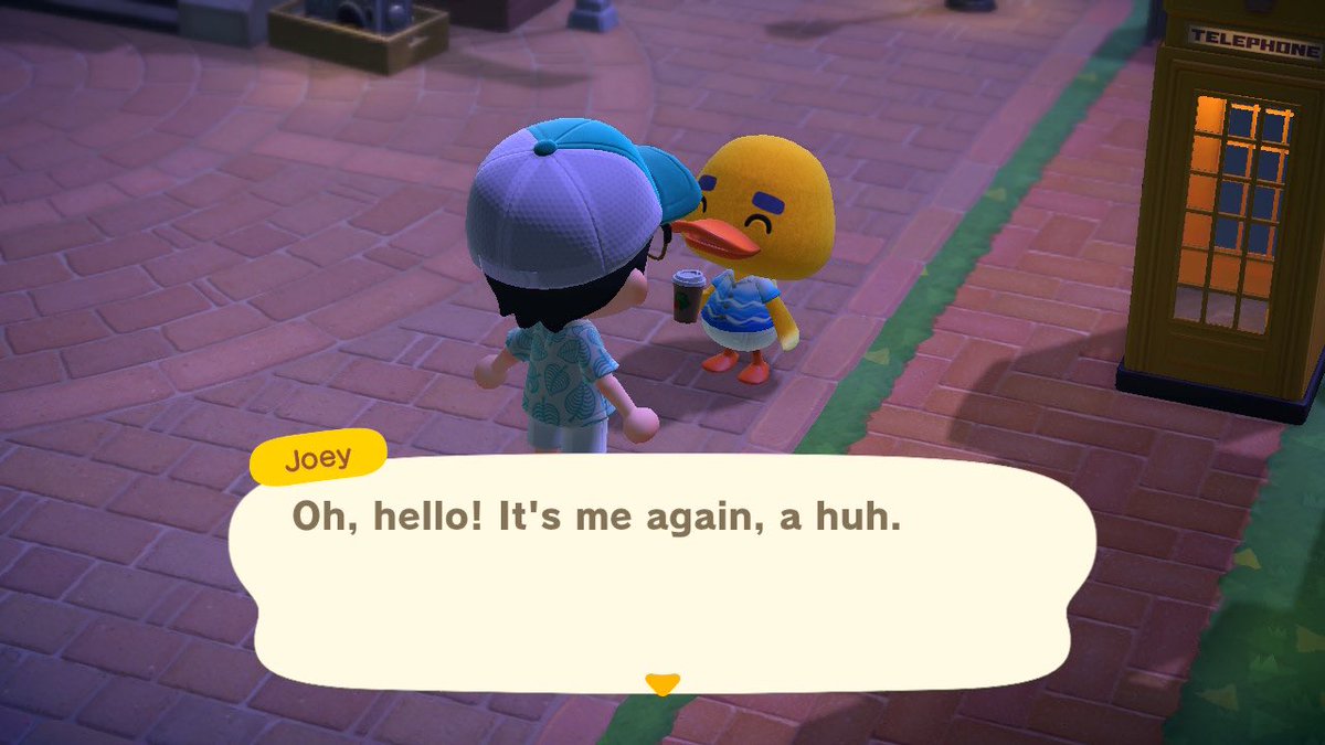 GearardBondoc's tweet image. Joey comes to Richland just to take a walk around after he reserved a hotel room at the hotel again. It's so good to see him again this evening.

#AnimalCrossing #ACNH #NintendoSwitch