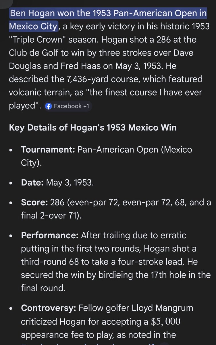 FireballsFan69's tweet photo. @MattVincenziPGA @ItsShowtime223 Plus Hogan Trevino, Snead and more… interesting to see there was controversy then too https://t.co/OeUy9qWr0U