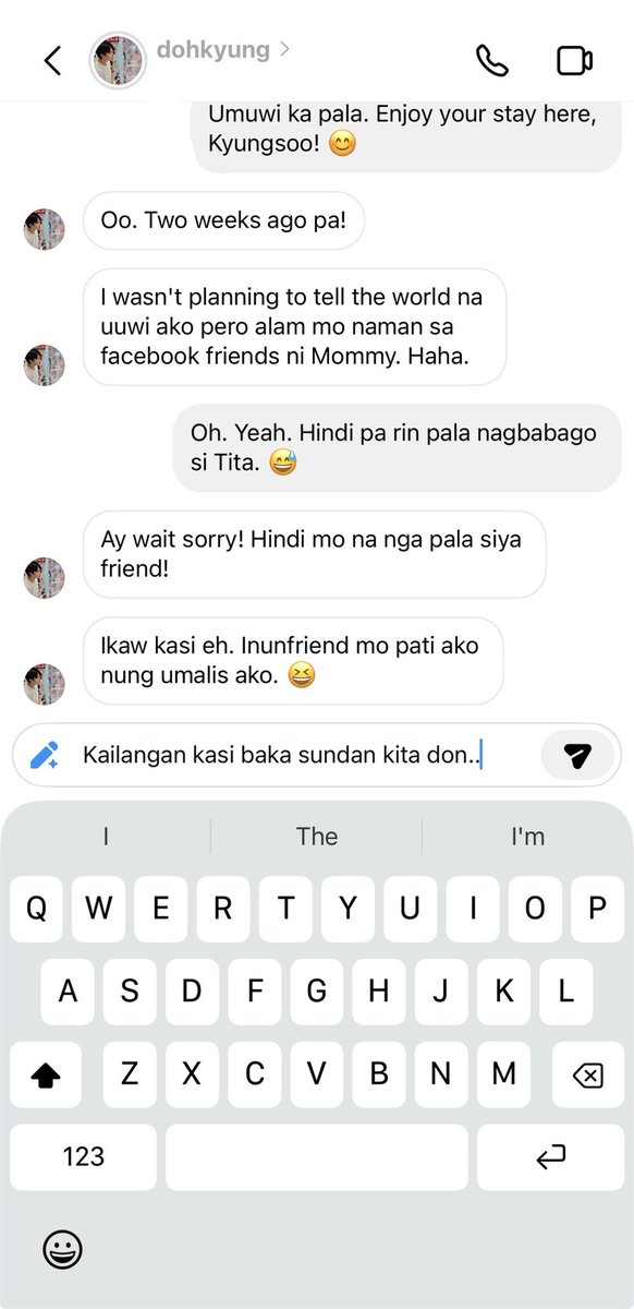 ahgababie's tweet photo. what if niki's facebook friends for a kaisoo au? 🤓👆🏻 https://t.co/WYppTxTZza