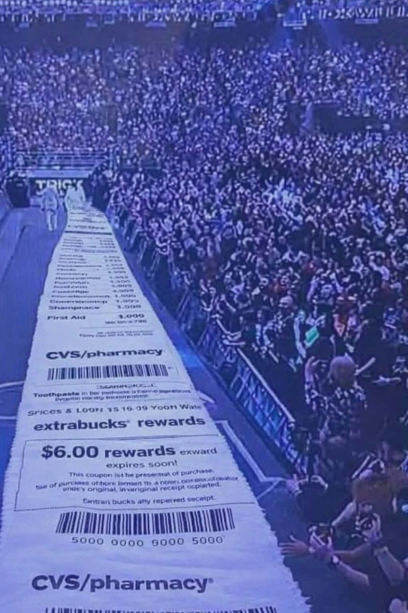 JJpreaches's tweet image. #wrestlemania x #cvs