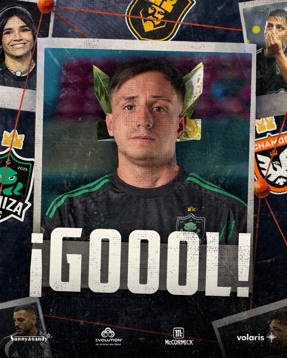 RanizaFc's tweet photo. ¡GOOOOOOOOOOOOOOOOOOOOOOOOOOOOOOOOL! ¡GOL DE JUAN ARAYA! ¡AL LÍMITE DEL FINAL DEL DADO!
🕕 #RanizaFC 3-5 #ChamosFC
#KingsLeague #PuraRanizaCabrones 🐸 https://t.co/CmtqTO2Qbz