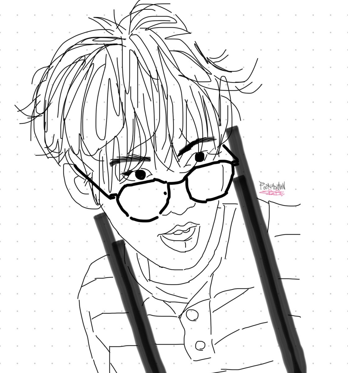 poorlydrawnzb2b's tweet photo. hi. poorly drawn yujin. 

#AND2BLEfanart 
#HANYUJIN #한유진 https://t.co/5PRUYnzlZ0