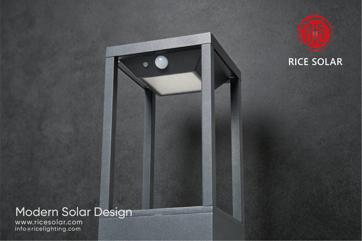 RiceSolarLight's tweet photo. Modern solar lawn lights are a hit! RICE SOLAR’s new minimalist series delivers sleek looks &amp; reliable solar performance. Perfect for contemporary landscapes.
#SolarLawnLights #RICESOLAR #ModernLandscape https://t.co/CbkdRNBjie