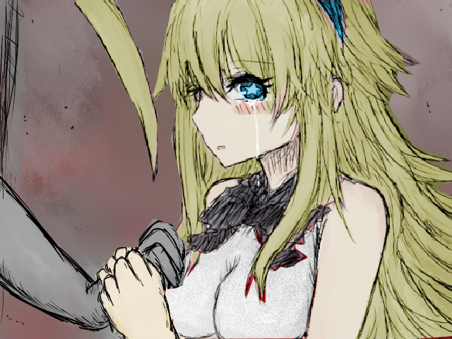 Trauson's tweet photo. Dont worry Alice. Ill never let you go... I AM SO HAPPY!! #Alice #Blacksouls2 #Blacksouls3 #BLACKSOULS #BlacksoulsII #Alice #Deadredhood https://t.co/VxaZzcOLtQ