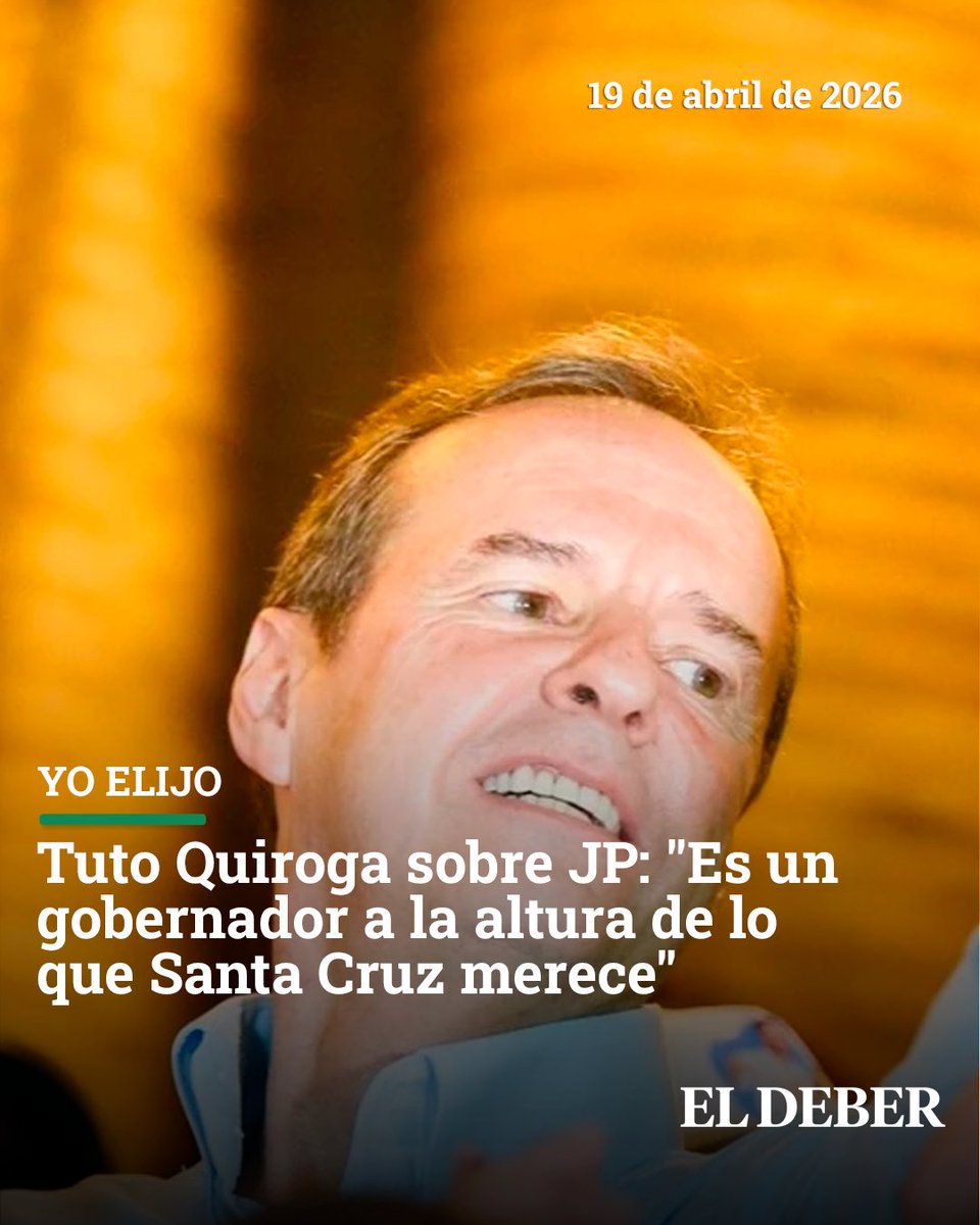 grupoeldeber's tweet image. El líder de la alianza Libre estuvo en la plaza 24 de septiembre para celebrar el triunfo electoral del binomio JP Velasco y Paola Aguirre. Ensalzó las cualidades del candidato ganador
📌Manténgase informado en eldeber.com.bo

#ElDeber #SegundaVuelta #Noticias #Bolivia