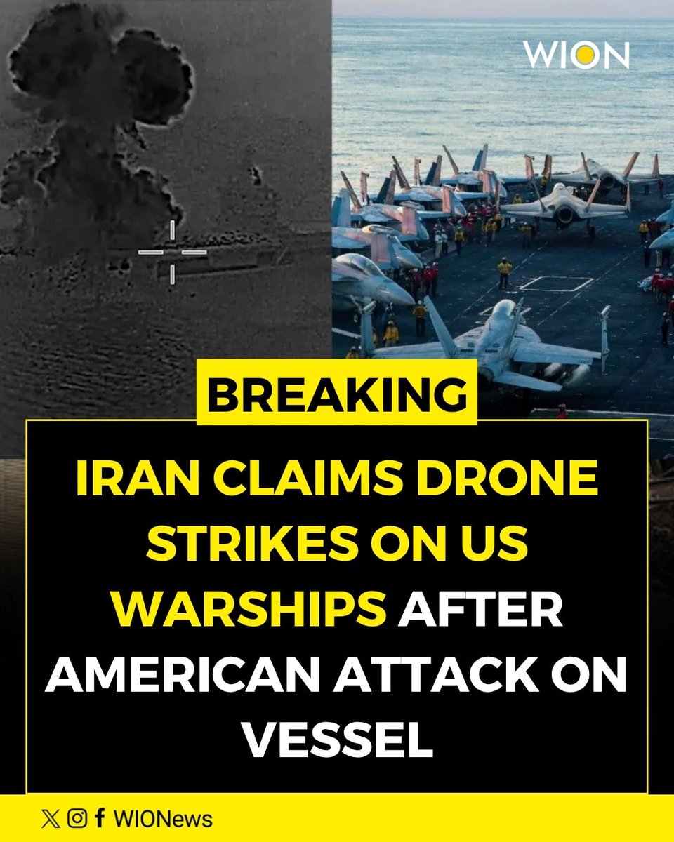 WIONews's tweet image. #BREAKING | Iran’s top joint military command says that after the US attacked its ship, Iranian forces carried out drone attacks on some US military ships, Reuters reports

#attack #Iran #Iranwar #US #strike #drone