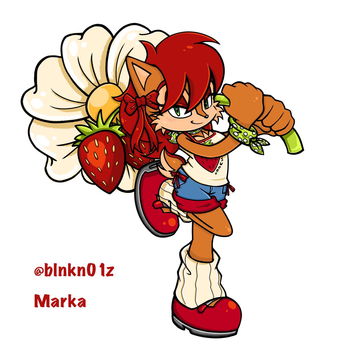 BLNKN01Z's tweet image. Strawberry Sally Acorn~ finished!❤️🍓
#sallyacorn #sonic #strawberry #sonicthehedgehog