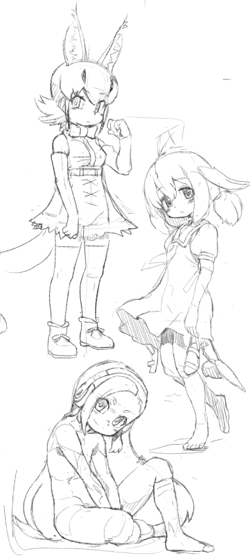 絵柄が決まってないとこあるから
数年前のスケッチみるとこっちのが
良かったんじゃないかと思う時がある 