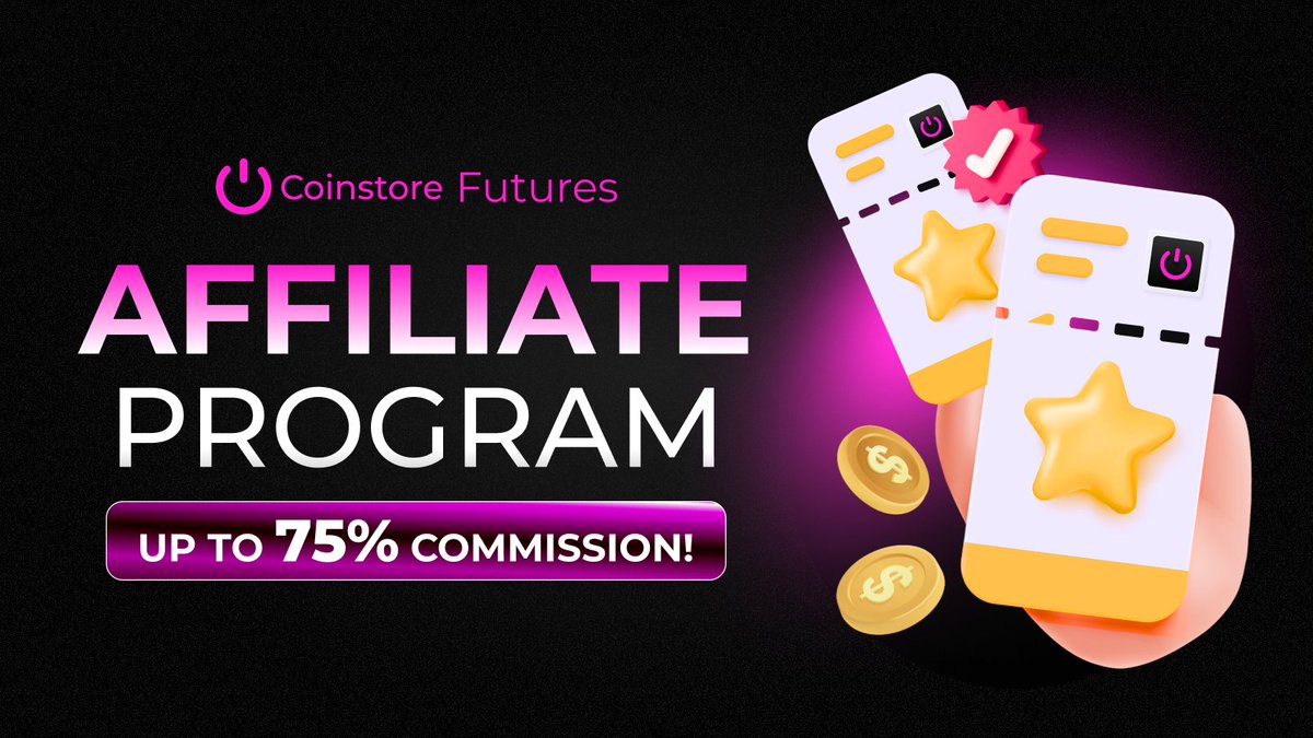 CoinstoreExc's tweet image. Partner with @CoinstoreExc. Earn UP TO 75% COMMISSION. 💰

The official AFFILIATE PROGRAM is now open. 

Enjoy lifetime rebates &amp;amp; an exclusive dashboard. This is the smart way to earn.
🔗 Apply Now: coinstore.com/partner
#Affiliate #Partnership #Commission