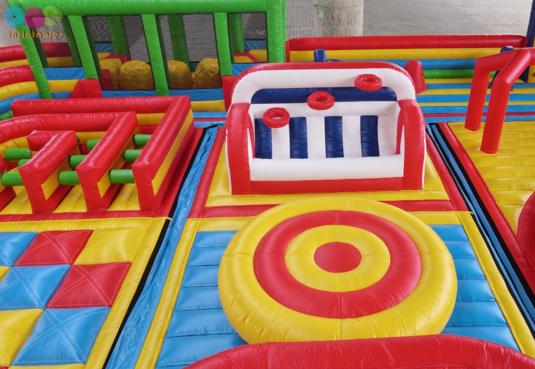 aceinflatable's tweet image. No more “I’m bored” this summer.  This giant inflatable theme park has everything: slides, obstacle courses, and non-stop fun.Perfect for backyard parties, festivals, or any big event.The ultimate crowd pleaser.#BackyardFun #SummerActivities #BounceHouse