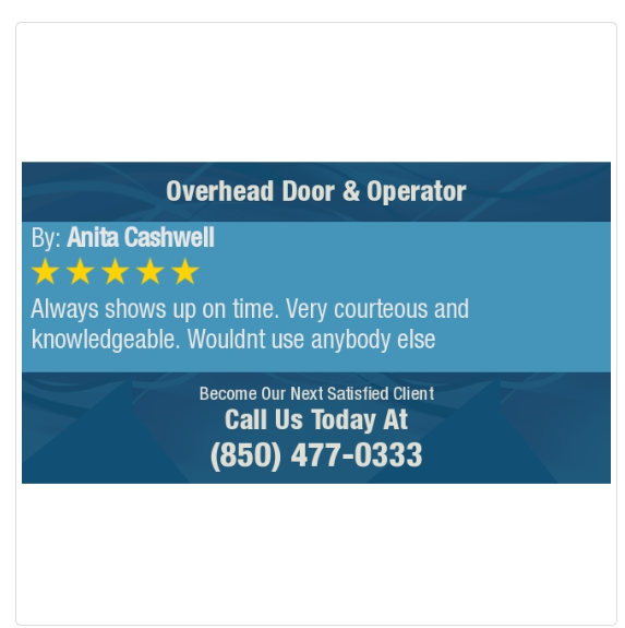 When it comes to garage door repairs, we're the experts you can count on. Your peace of mind is our priority. 

Pensacola Overhead Door &amp; Operator
Garage Door Repairs in Pensacola
bit.ly/2N2MybW
