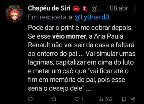 <a href="/Chevettinho81/">Camilla L. Pacheco</a> Vc viu primeiro aqui , na Siri News ...