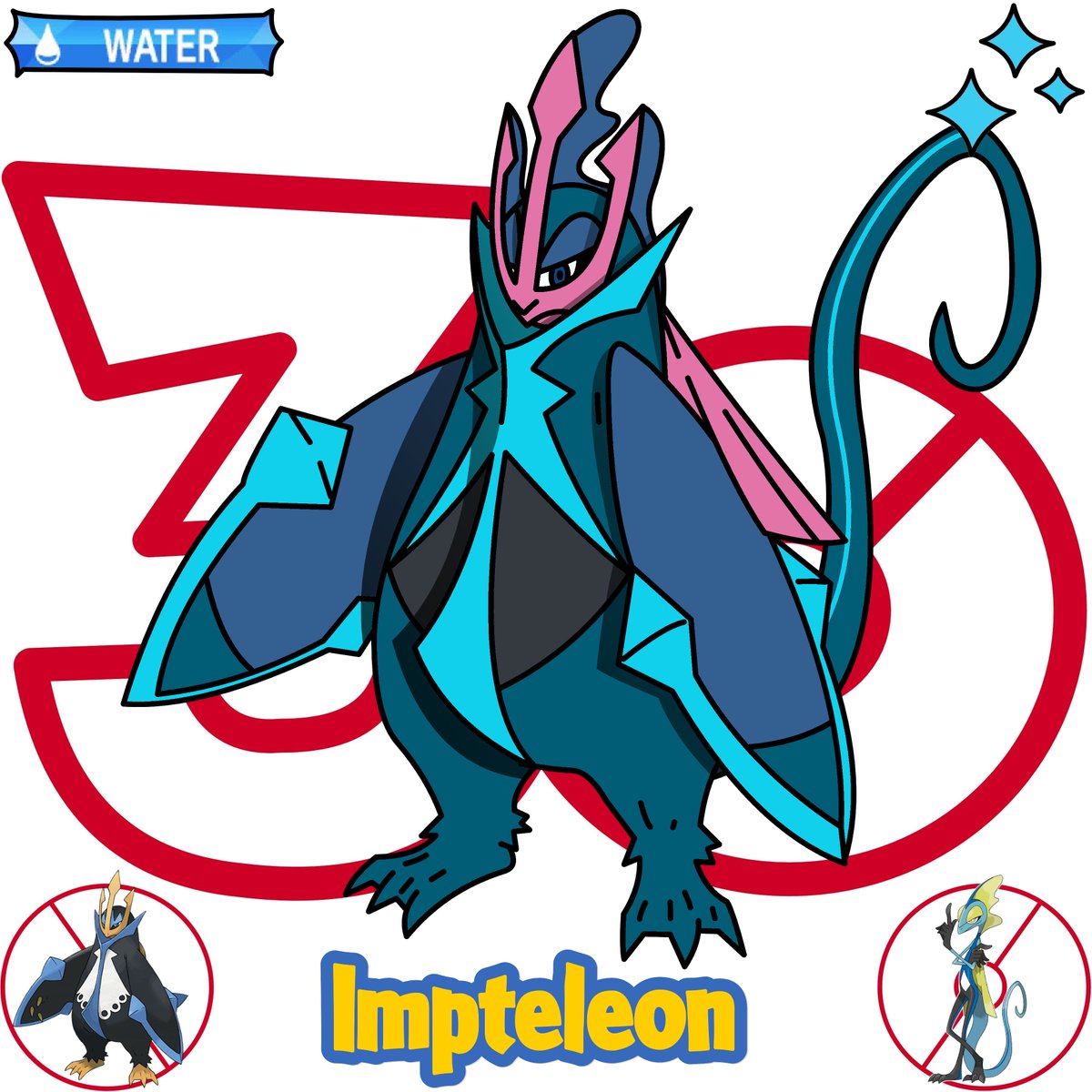 Nerdalachia's tweet image. Shiny Pipple, Prizzle, and Impteleon #pokemon #fakemon #fusion #fanart