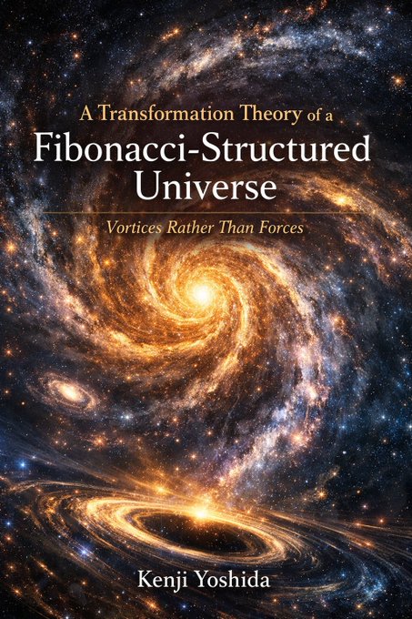 yuria2122's tweet image. 🔭 フィボナッチを通じて宇宙を発見！ 📷「フィボナッチ統一宇宙論」は、数学と宇宙をこれまでにないほど結びつけます。   読む：doi.org/10.5281/zenodo…

#Universe #Consciousness #Philosophy #Thought #Hypothesis #QuantumPhysics #AI