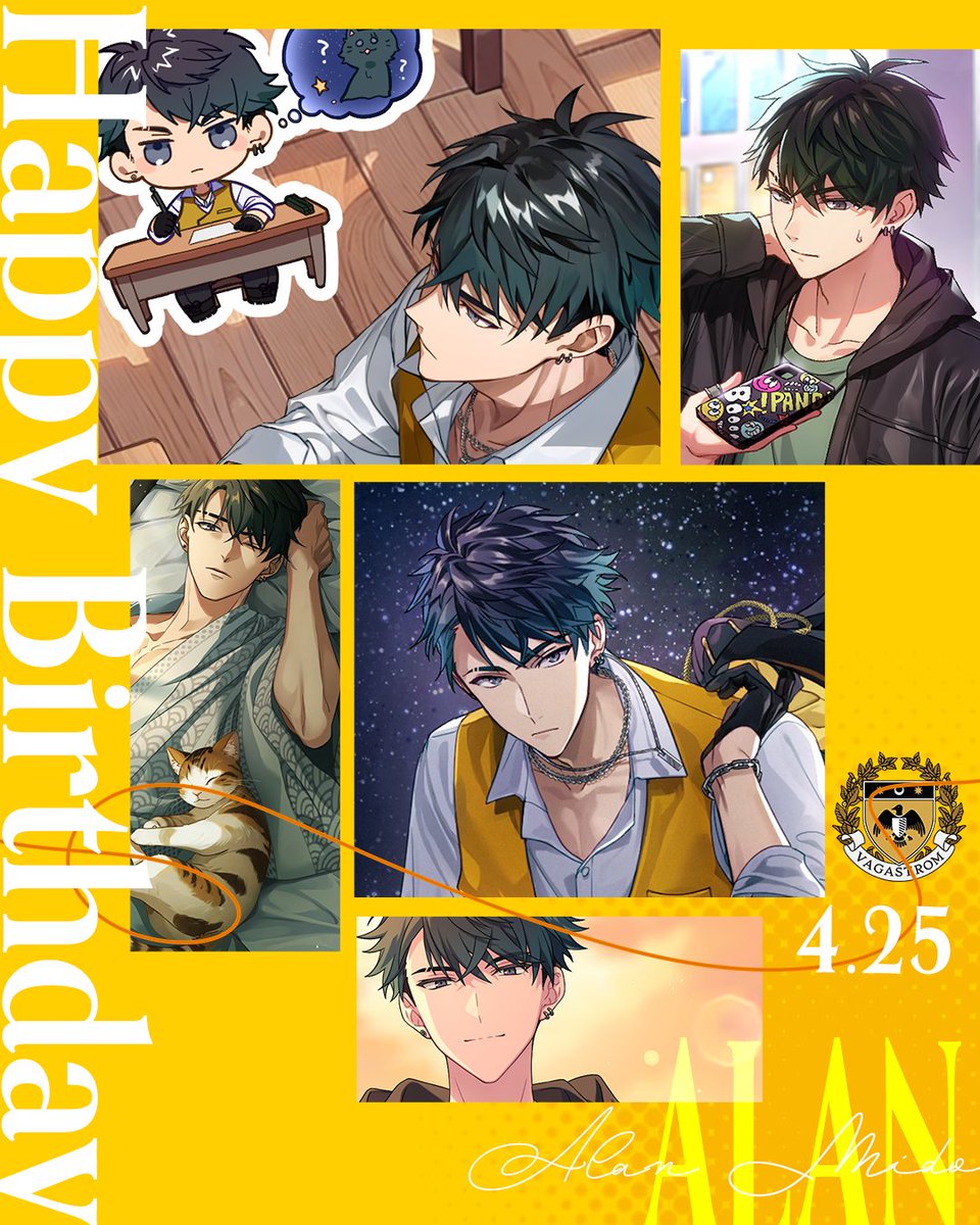 HAPPY BIRTHDAY

本日4月25日は、御堂 亜嵐の誕生日