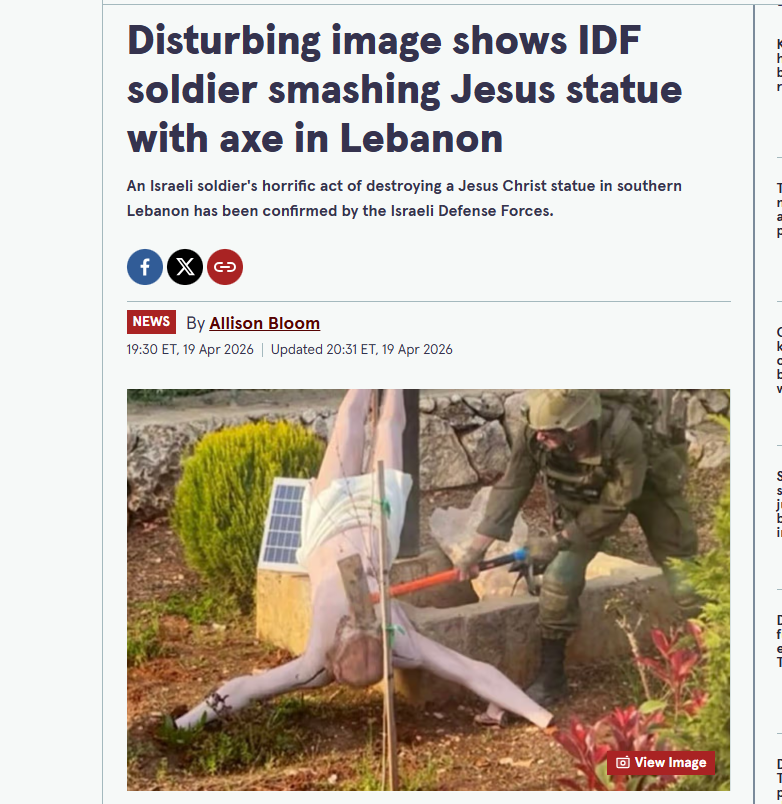 If you are supporting Israel you are supporting this.