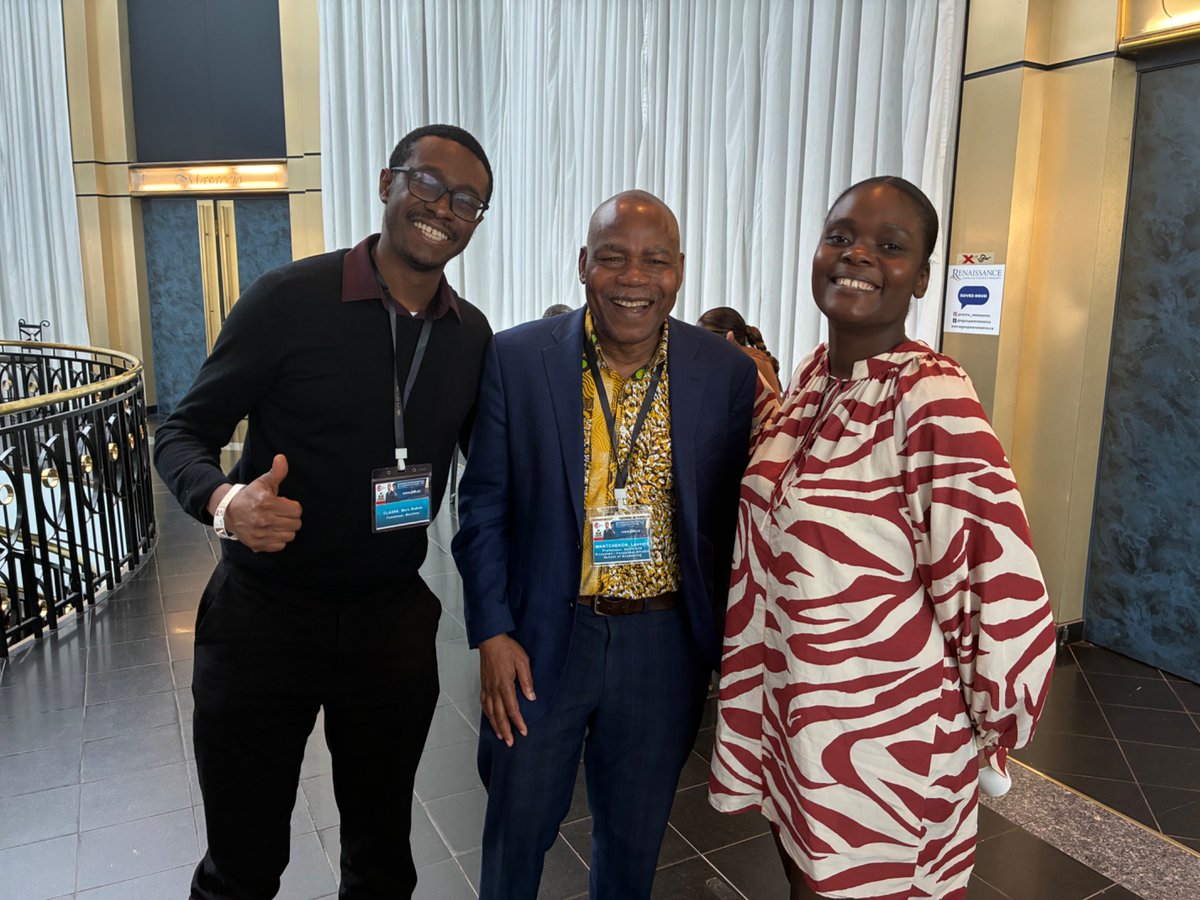 MarcRClaude's tweet photo. I finally got to meet the one and only Professor @lwantchekon  from @Princeton at the 8th edition of JIDH in Montreal.

His story, research, and impact are nothing short of inspiring.

I felt grateful for his insights and look forward to seeing @ASE_Africa scale in the Caribbean! https://t.co/x14KQyau59