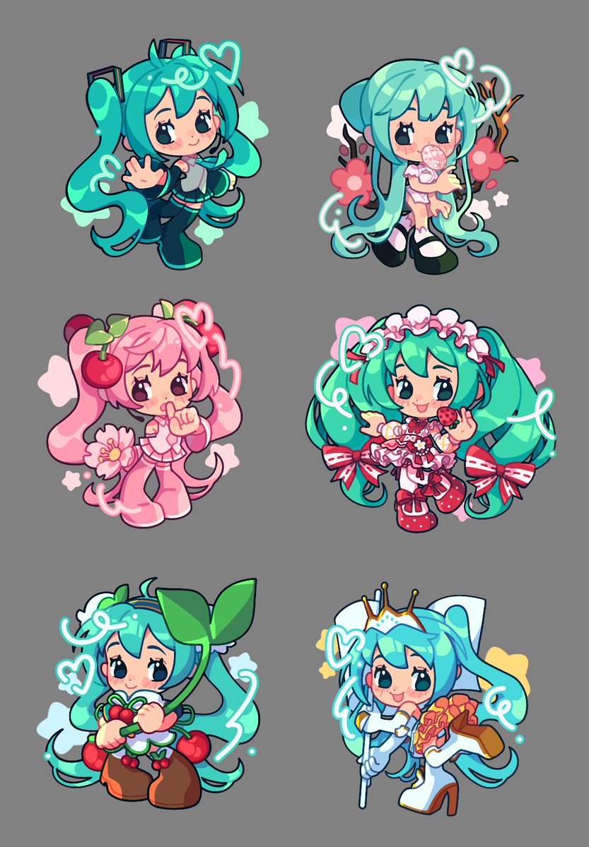 6 mini mikus !!! ⭐️⭐️
