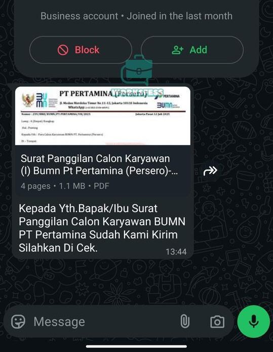 ini bener ya guys ya, penipu typingnya jelek bukan karena mereka bodoh. 😹

mereka ga mau aja buang2 waktu dg orang yg gampang curigaan.

targetnya adalah orang2 yg suka menyepelekan hal detil, abai, gak peduli dg typo, gak kritis.

nah kalo orang2 dg karakter spt ini sudah