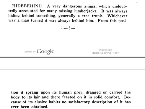 BestCryptids's tweet photo. @TetraSToMW @FolkBestiary This is the oldest mention I can find from 1935. Old logging story https://t.co/ZJKAEEj64g