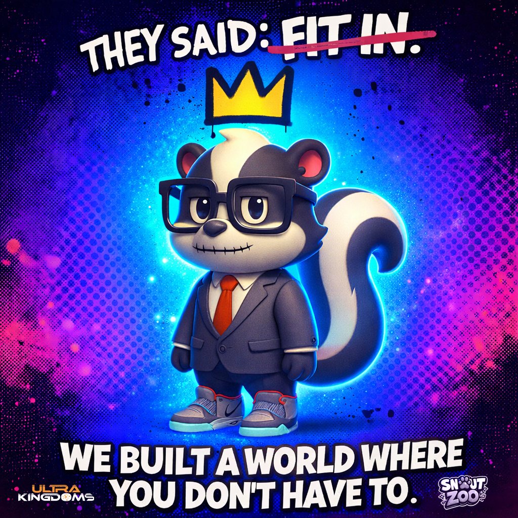 b_O_Art's tweet image. If you’ve ever felt misunderstood…

like no one really “gets” you…

this is exactly why we built Snout Zoo.

Not just a project.
A place where people like us belong.
You’re not alone.

#Inclusion #Neurodiverse