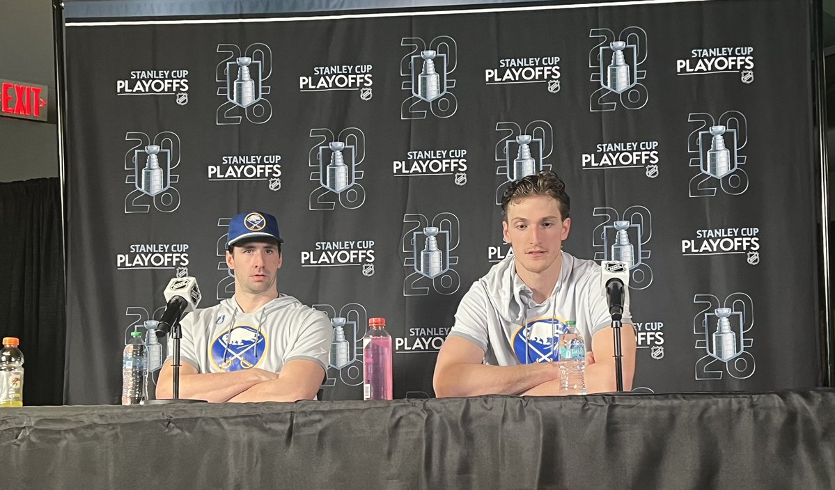 ByMHarrington's tweet image. Thompson: “Eight years adversity is enough experience to get you ready for something like this.” #Sabres