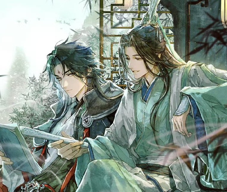 one of my favourite bingqiu things is the fact that shen qingqiu adores binghe no matter the font... he loved cool protagonist binghe, he loved cute disciple bunhe, he loved super sweet super clingy binghe, he now loves his calmer post-canon binghe. he just loves binghe