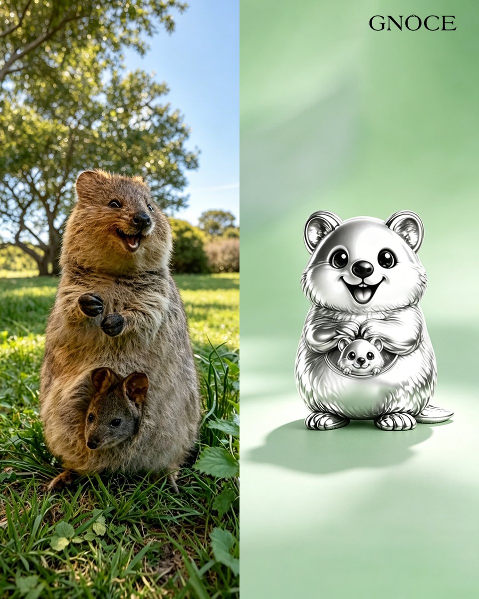 Gnoceofficial's tweet image. A Hug That Never Lets Go 
Shop here: gnoce.cc/4dY3mQK 
#gnoce #quokka #cutejewelry