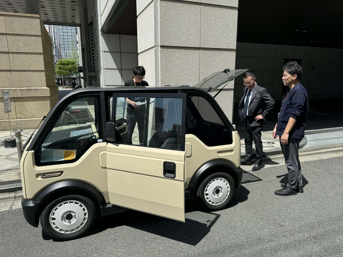 IshimotoKingdom's tweet image. mibot！乗りました！
#mibot
#KGモーターズ
#モビリティ