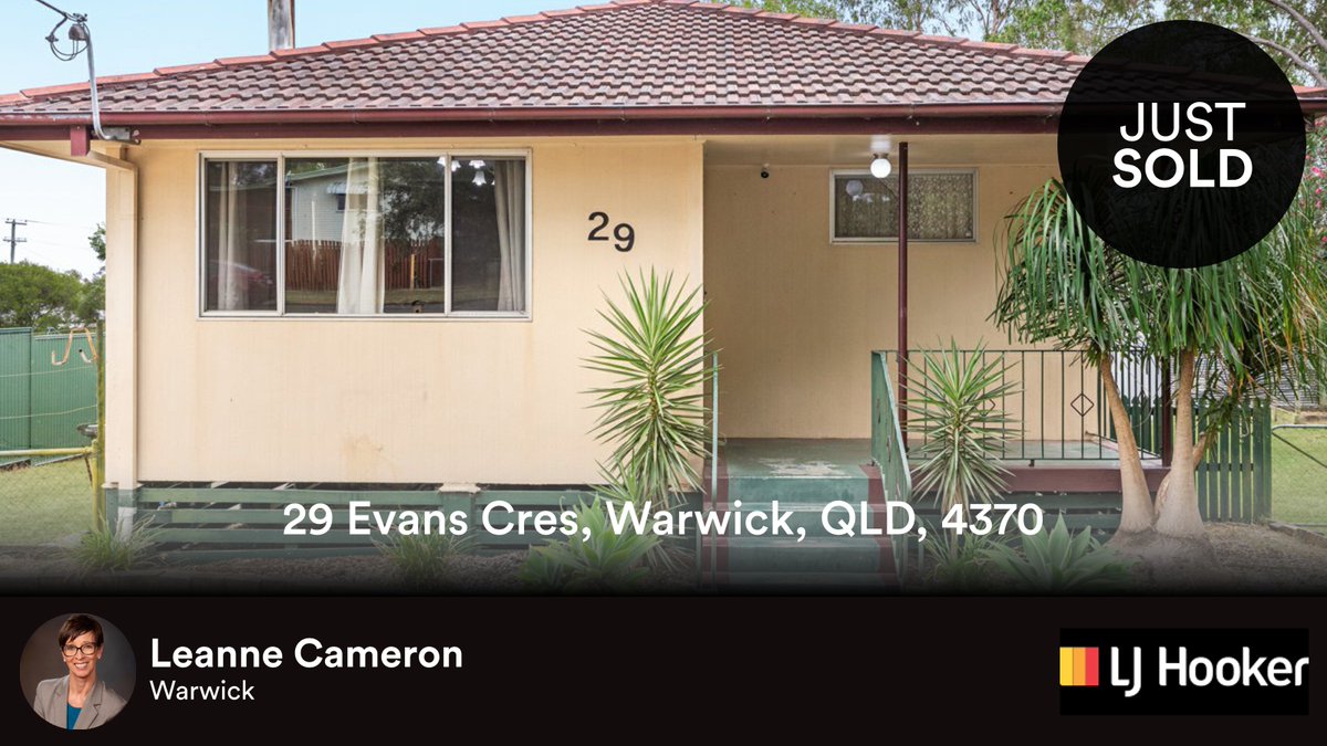 LJCSells's tweet image. 🛌 3 🛀 1 🚘 2
📍 29 Evans Cres, Warwick, QLD, 4370

My latest sale on RateMyAgent.

rma.reviews/sv774bkyyz1k

...
#ratemyagent #realestate #LJ_Hooker__Warwick