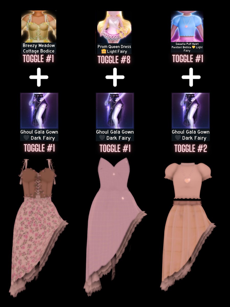 Laceliie's tweet image. Simple Outfit Combos with the Ghoul Gala Skirt