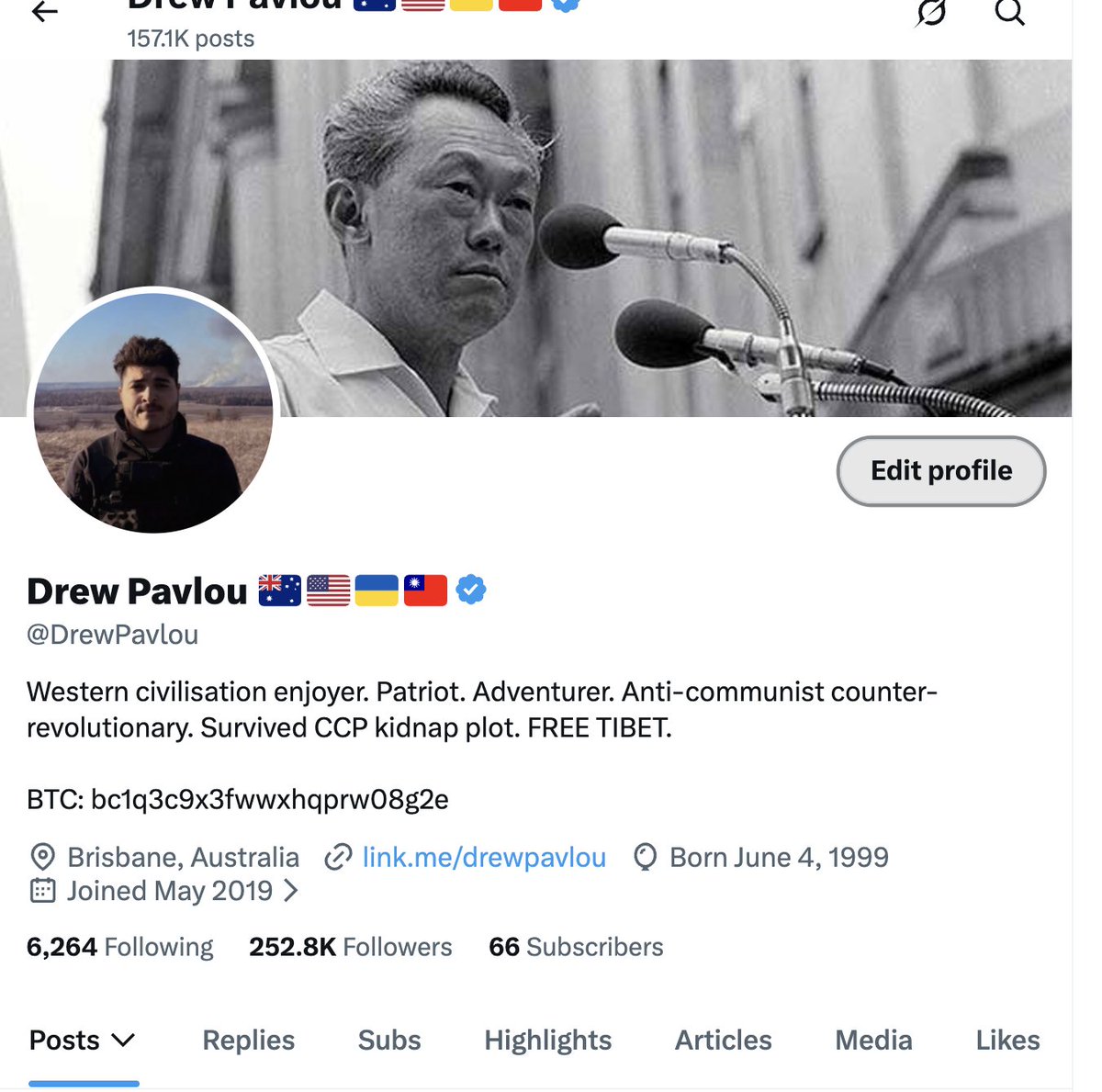 Drew Pavlou 🇦🇺🇺🇸🇺🇦🇹🇼 tweet media