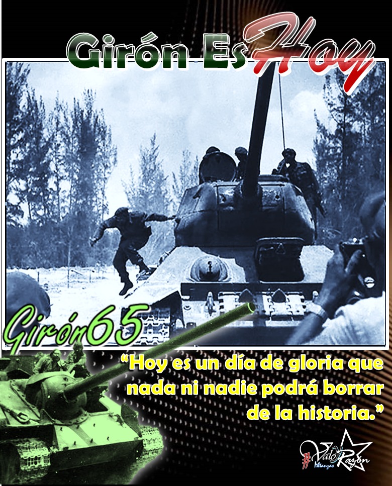 Hoy , es un día de gloria.#GirónEsHoy.<a href="/educacionyara23/">Dirección Municipal de Educación Yara</a> <a href="/MovillaMejias/">Juan Miguel Movilla Mejías.</a>