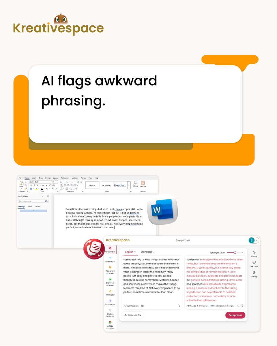 kreativespaceai's tweet image. Weekend plans: writing… slowly… with snacks 😅

Deadlines don’t nap, but we still show up.

#Kreativespace #Student #Students #College #CollegeLife #Avinyaaedtech #tutor #ai #writings #writingtips #writinglife #edtech #lms #studentsuccess #professor #educationmatters