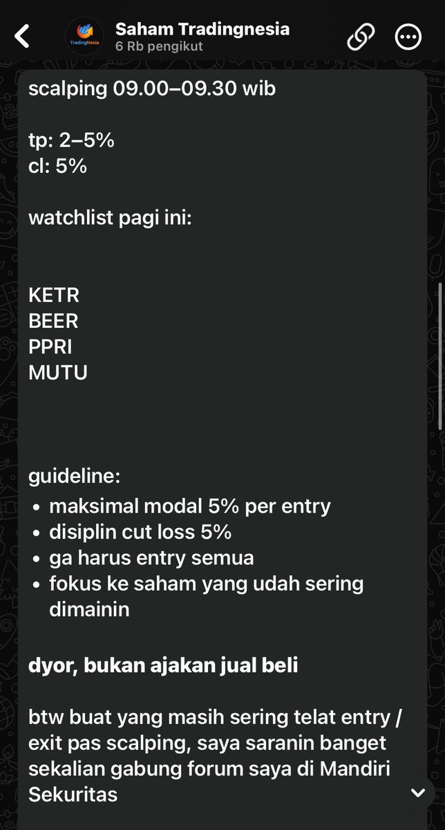 Bangheru_Tradingnesia tweet media