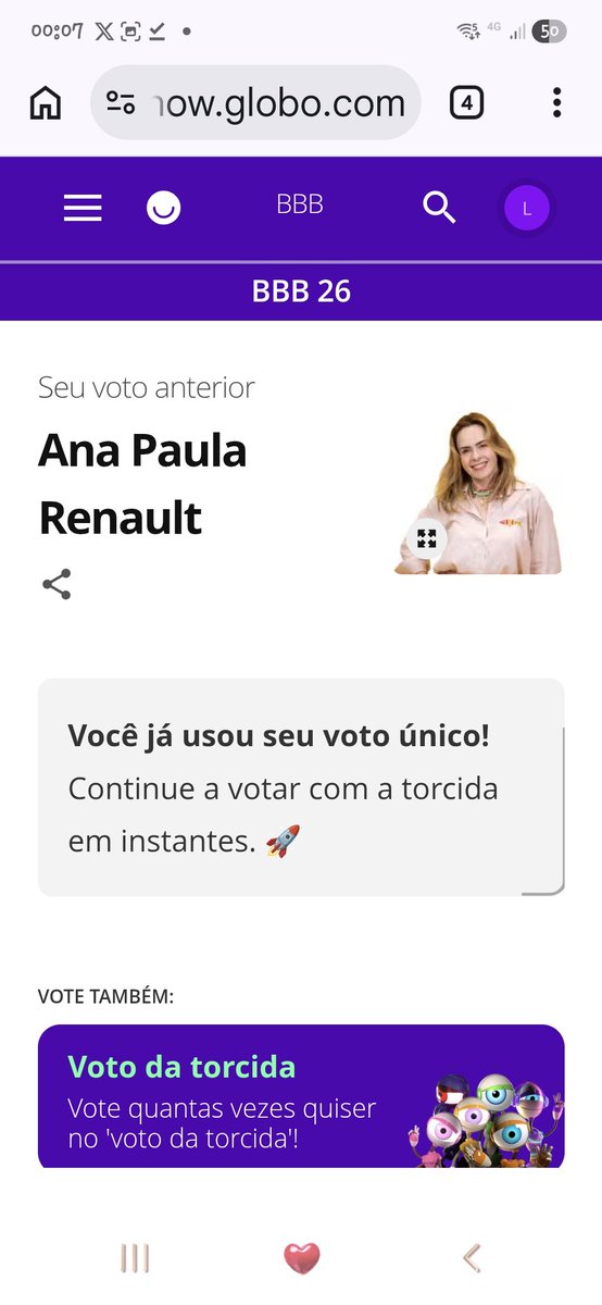 E vamos começar nossos trabalhos enviando todo nosso amor e carinho fazendo a Ana campeã