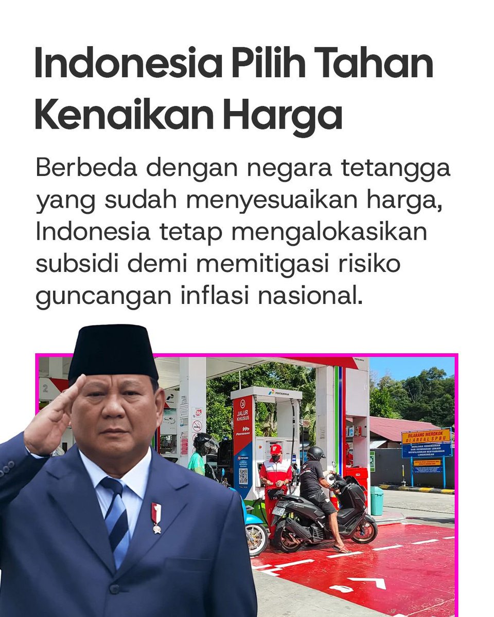 jecrofire's tweet photo. #BBMSubsidiTidakNaik
Pemerintah Jaga Daya Beli untuk memitigasi risiko inflasi nasional https://t.co/HQXUYPykxh