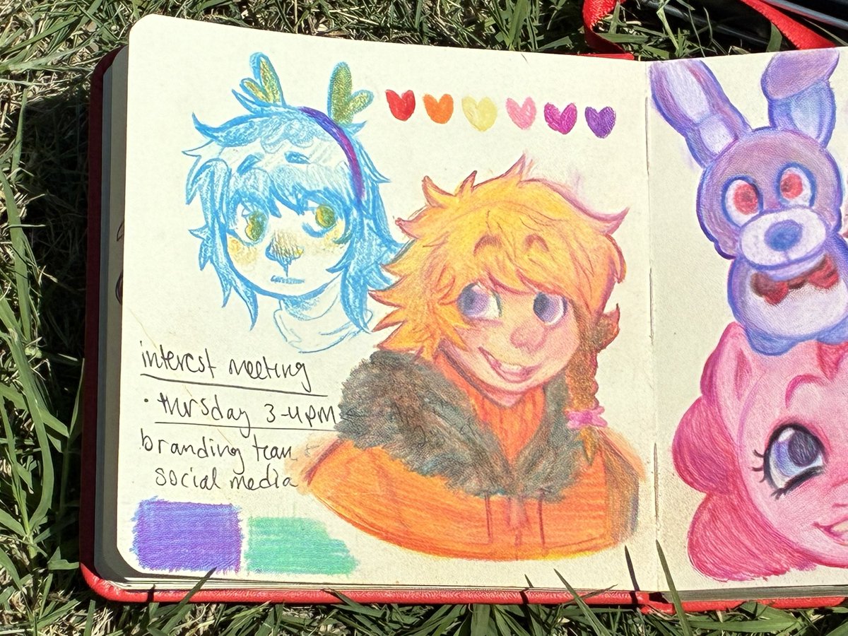sylveontism's tweet image. drawings i did at my volunteer work today :D #art #SouthPark #MLPFiM #FNAF #mcr
