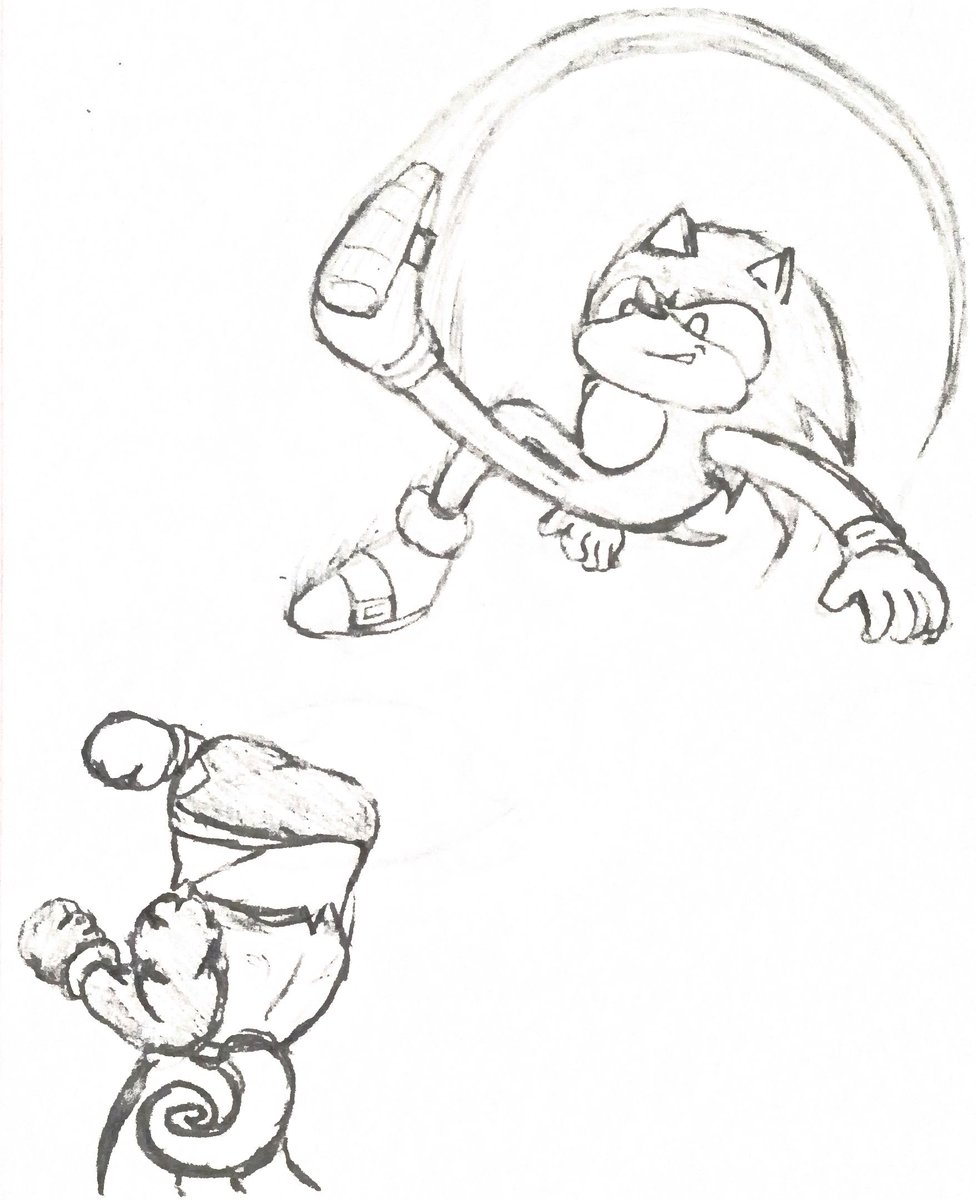 le111129684's tweet image. 🔽 A solo 3 capitulos largos para terminar con el arco 1.
El siguiente capítulo 11, el vientre del enemigo.

Dibujo de Sonic el jeshejojo contra un enemigo especial 😉.
#Density