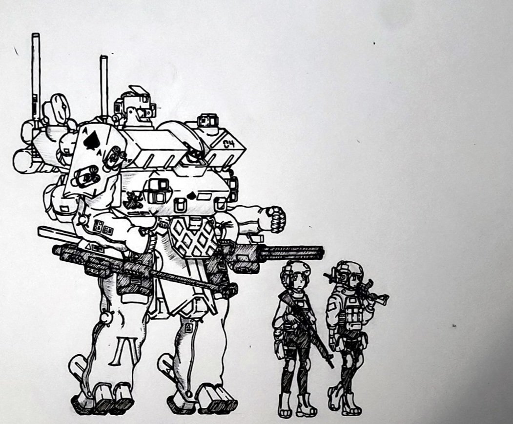 moemurakemi's tweet photo. An armored exo inspired from an europan exo from forever winter https://t.co/1ZetNeEg8I
