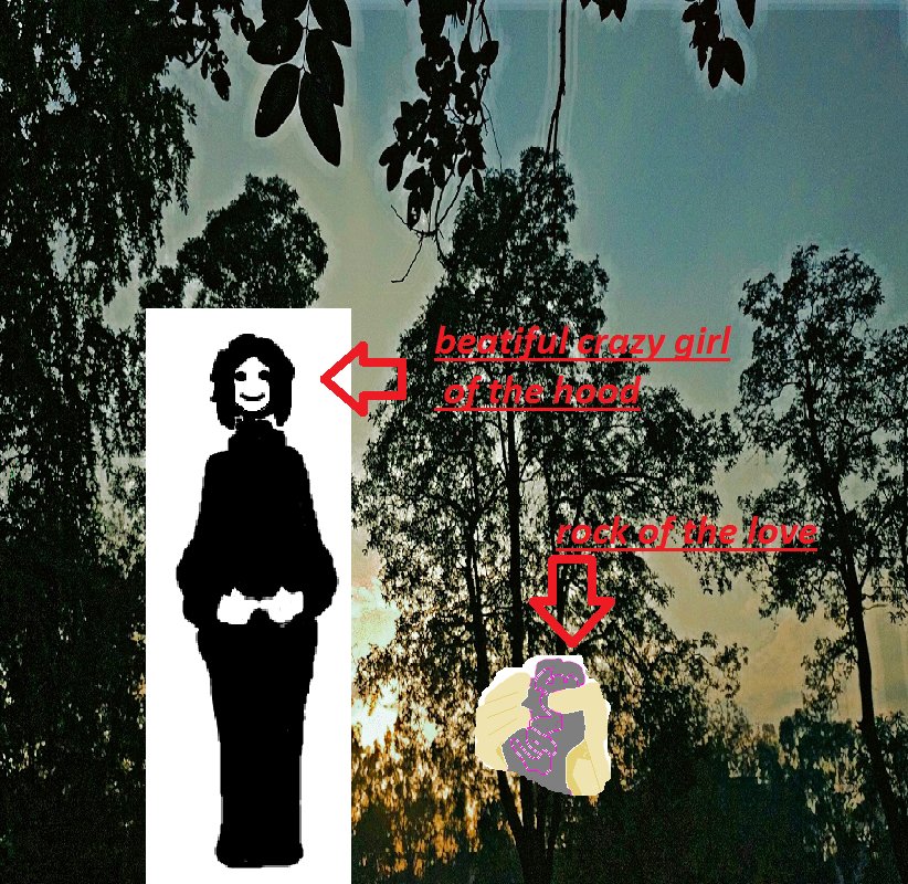 BoNEsoundtrack's tweet image. #paint #pain
Reuploaded.
The girl's name is Vony
Vony's friends are called Chains (the one with the hood) and Bullshit.  (the white stickman)