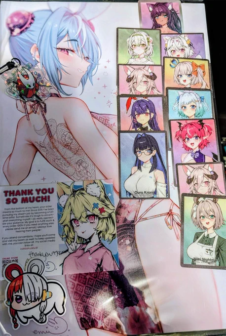 Always love it when people take a pic of what they received! Here's from one of my customers~ #vtuber 