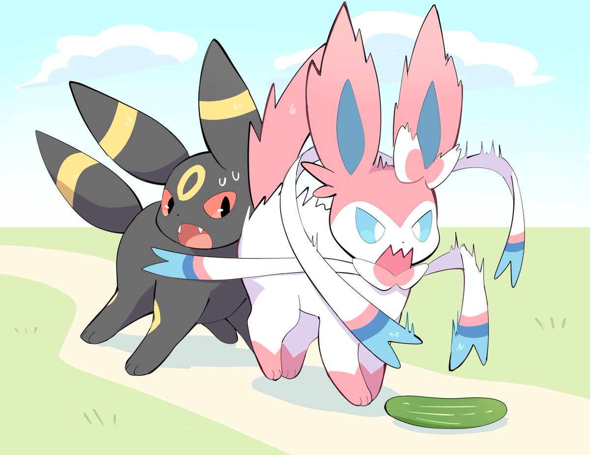 Cucumber on the road