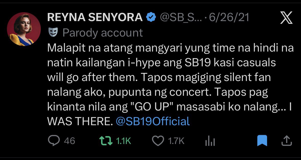 REYNA SENYORA tweet media