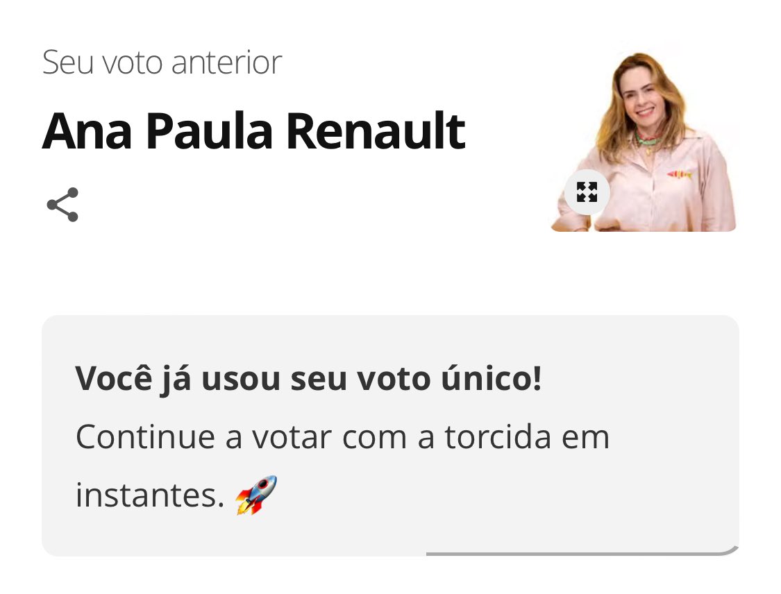 quem estava no Twitter em 2016 e seguia a BCharts sabe que esperamos 10 anos pra votar em Ana Paula Renault na final do Big Brother 

agora mais que nunca: ANA PAULA CAMPEÃ! #BBB26