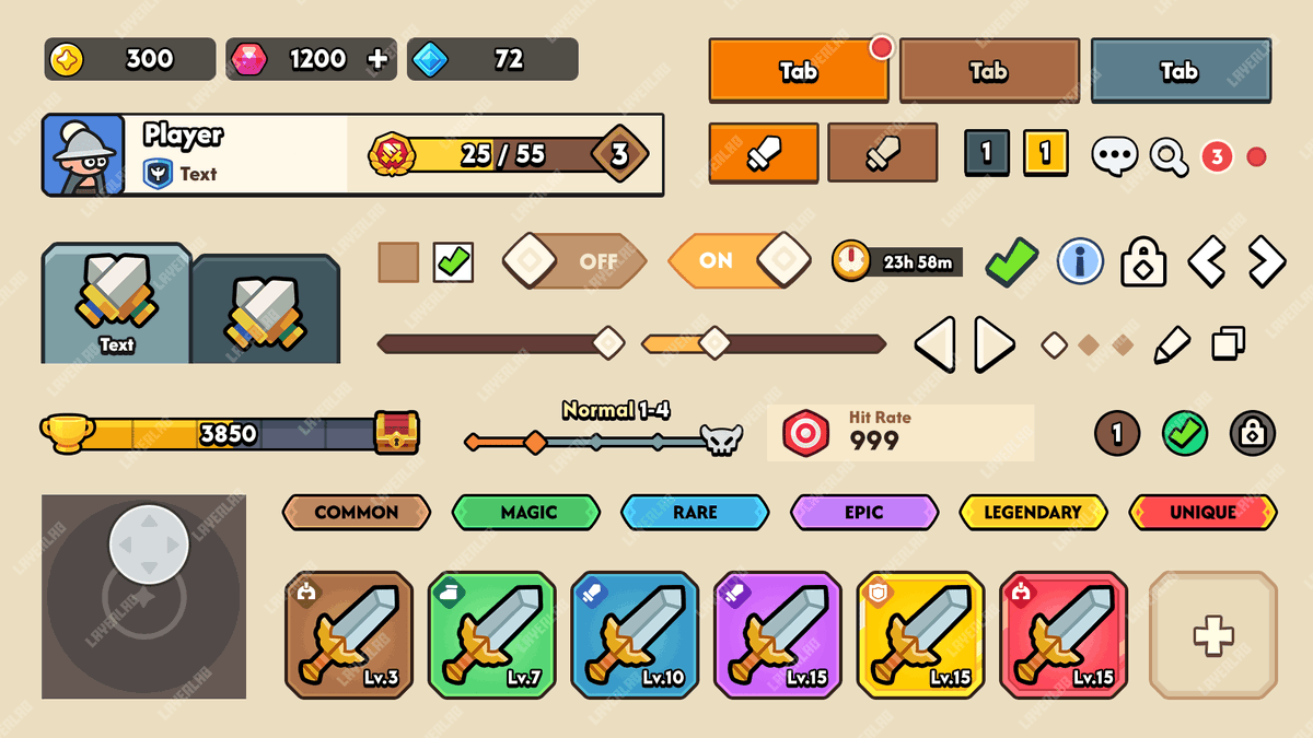 LayerLabGames's tweet photo. New Asset! 
🪙Minimal Game UI Elements PSD
https://t.co/aDPlBd7nON
#psd #PsdTemplate #layerlab #UiElement https://t.co/pLAyNFHLTE
