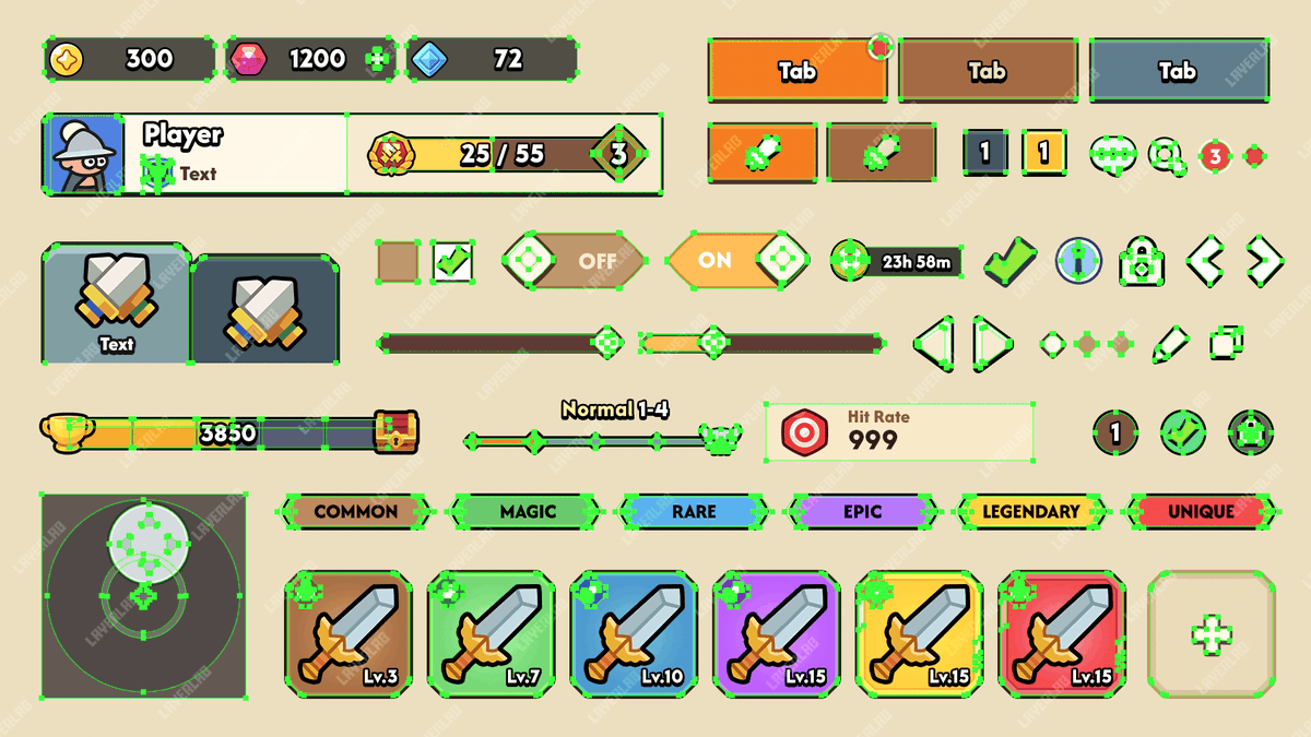 LayerLabGames's tweet photo. New Asset! 
🪙Minimal Game UI Elements PSD
https://t.co/aDPlBd7nON
#psd #PsdTemplate #layerlab #UiElement https://t.co/pLAyNFHLTE