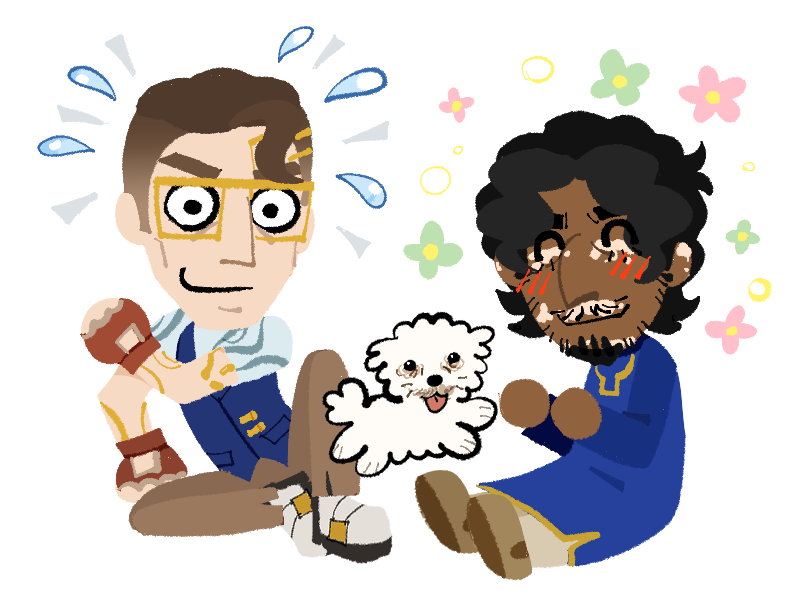 They are playing with a 'crusty eyed little white freak'